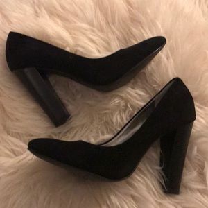 Suede BCBG heels 6 1/2
